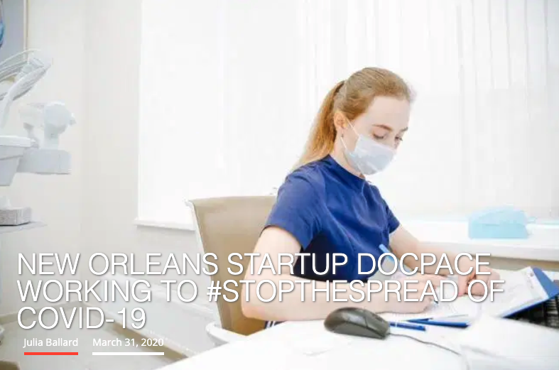 New Orleans Startup DOCPACE Working